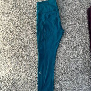 Fast & Free 7/8 Tight II (25" inseam) Size 6 Color Teal